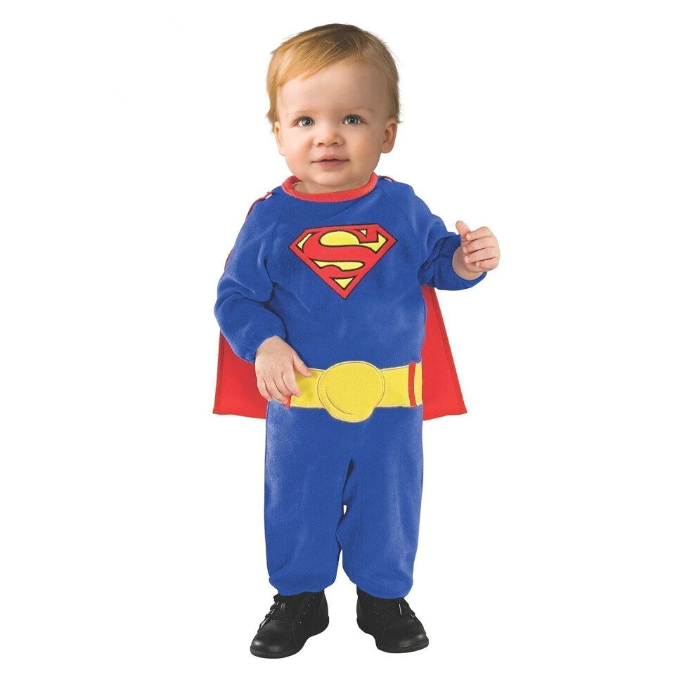 Superman Romper With Removable Cape Superman  Superman Print  6-12 Mon