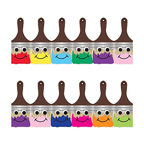 Hygloss Produits Bordure Découpée Peinture Joyeuse, 12 Pack (33633) 2
