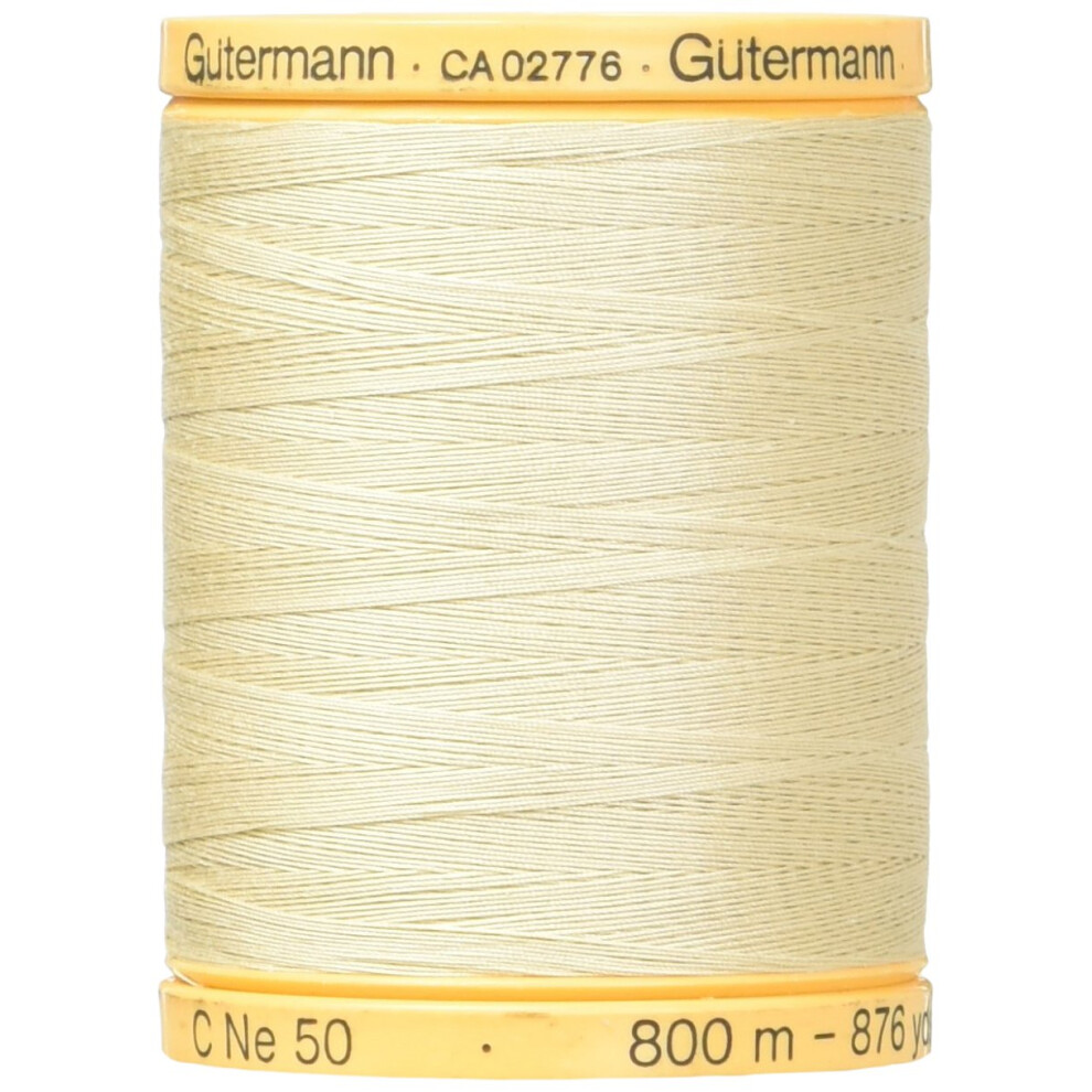 Gutermann Natural Cotton Thread Solids 876yd  Burlap Beige