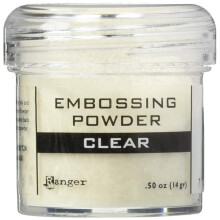 Ranger Embossing Powder .50 Ounce Jar Clear