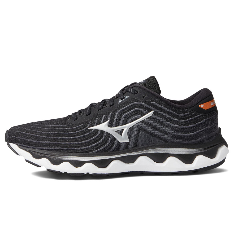 Mizuno Men's Wave Horizon 6 Sneaker  Black/Silver  12.5 Wide