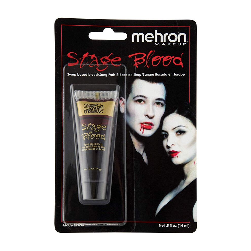 Mehron Makeup Stage Blood (.5 Ounce) (Bright Arterial)