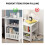 Small Bedside Table Cabinet Side Coffee Table Bedside Table Storage Rack 7