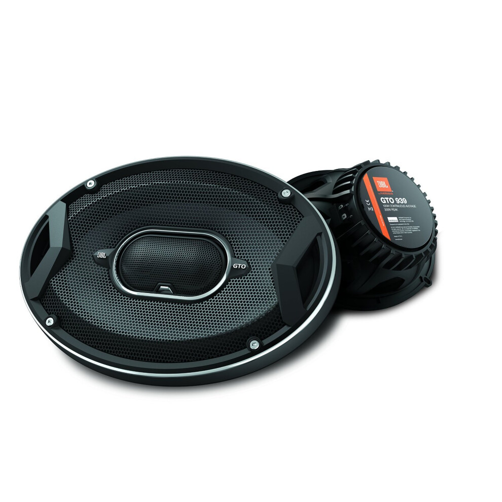 JBL GTO939 GTO Series 6x9"" 300W 3 Way Black Car Coaxial Audio Speaker