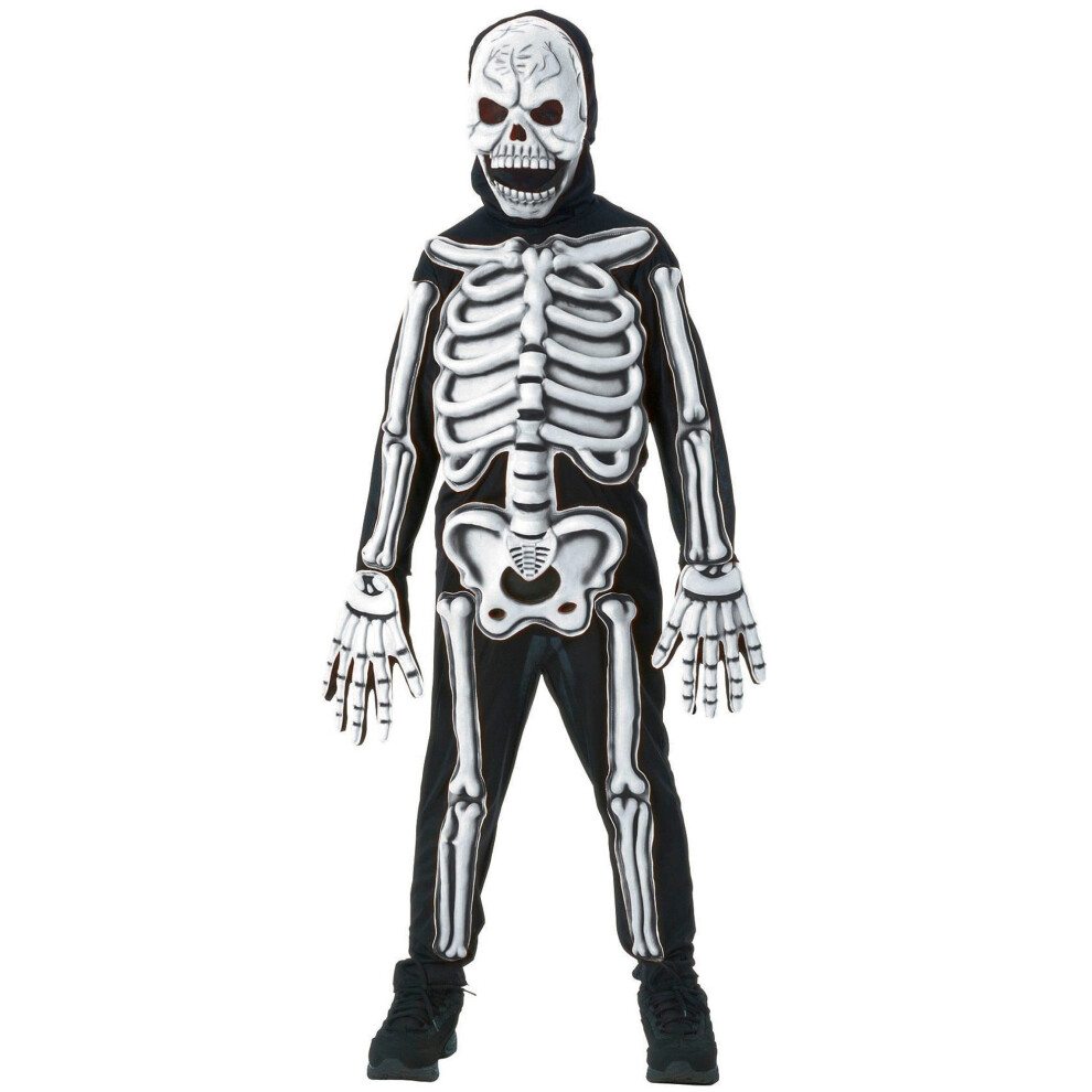 Rubies Glow in The Dark Skeleton Child Costume  Small  One Color