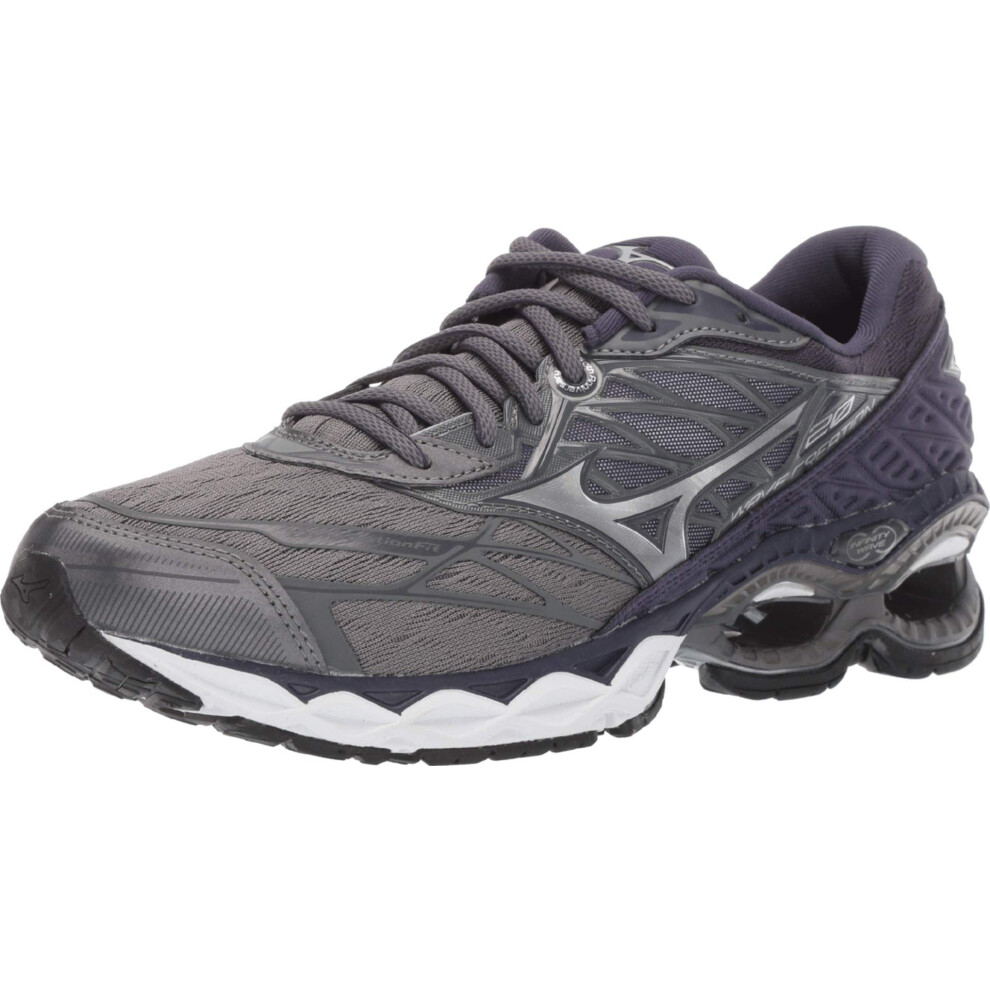 Mizuno Men's Wave Creation 20 Running Shoe  Stormy Weather/Silver  9.5