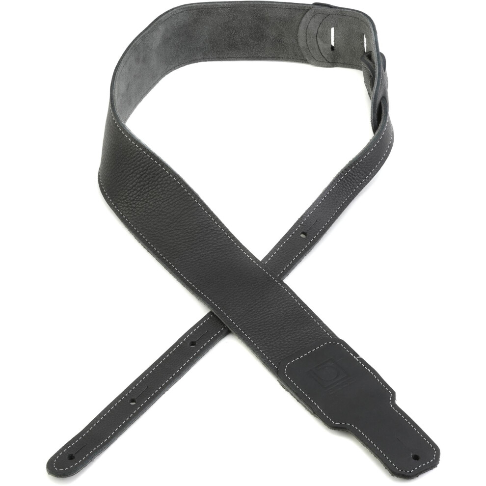 Boss Premium Leather Guitar Strap - Black