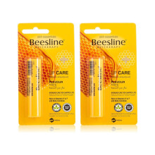 Beesline Lip Care Flavour Free Intensive Care For Chapped Lips Balm 4g Pack Of 2 | 100% Natural Lips Moisturizer |Soft Smooth Lips