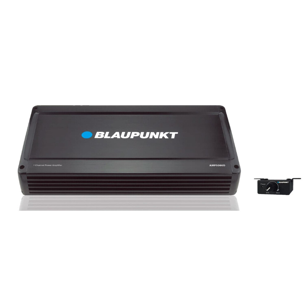 Blaupunkt AMP5000D Car Amplifier 1 Monoblock Class D with Remote Subwo