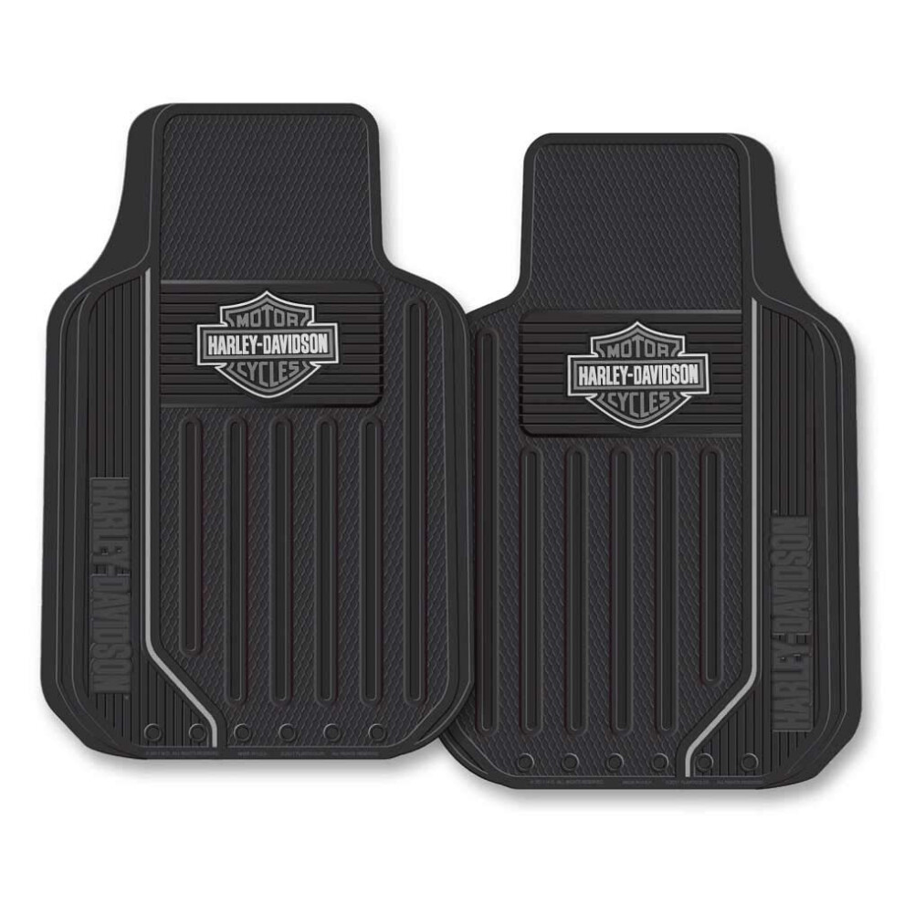 Harley-Davidson Floor Mats  Elite Series Bar & Shield Logo  Non-Carpet