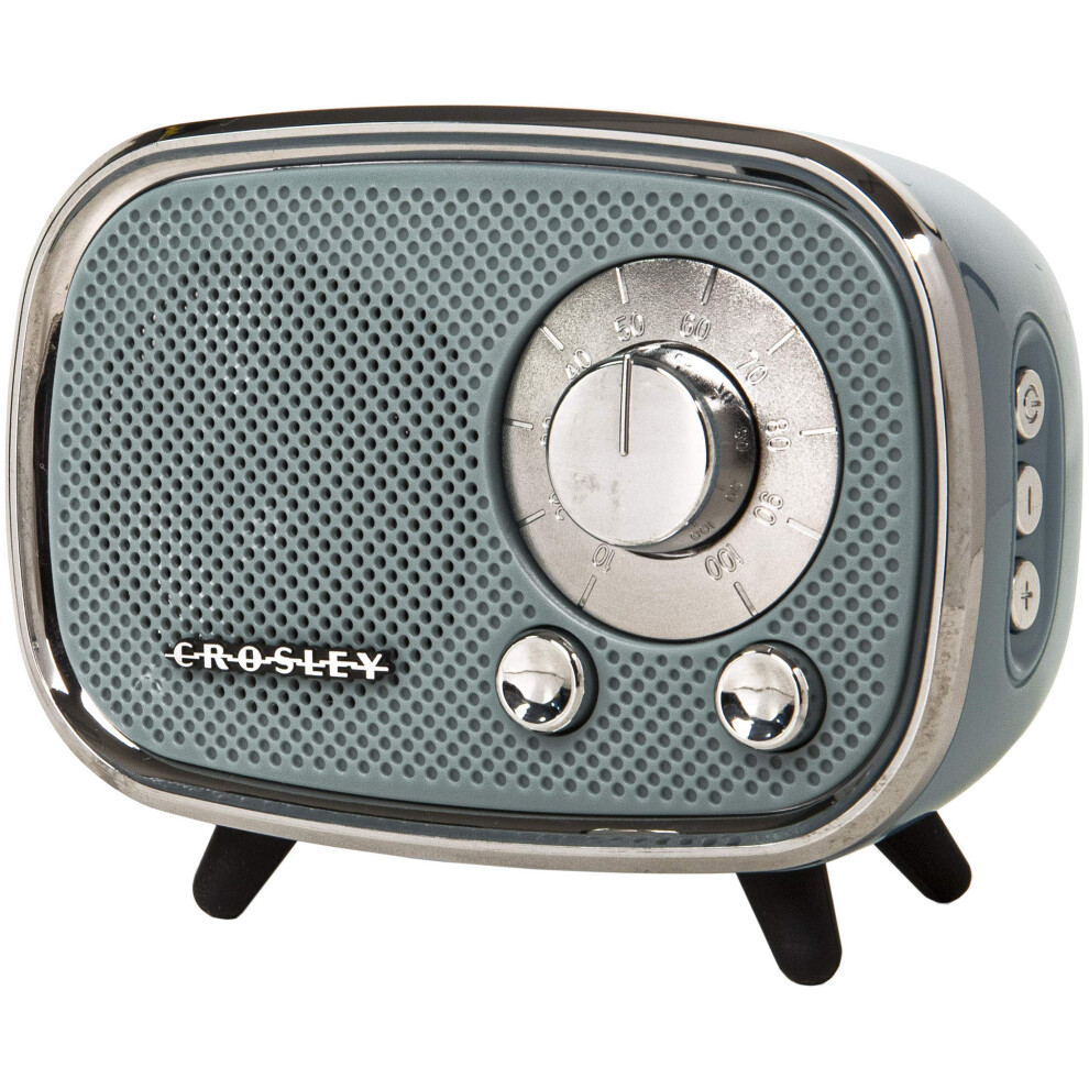 Crosley CR3039A-TN Rondo Retro Portable Rechargeable Bluetooth Speaker