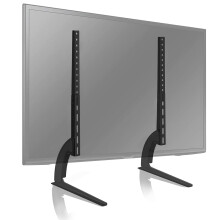 TAVR Möbel Universeller Tisch TV-Ständer für 27 bis 65 Zoll Flach- oder Curved TVs mit Höhenverstellung