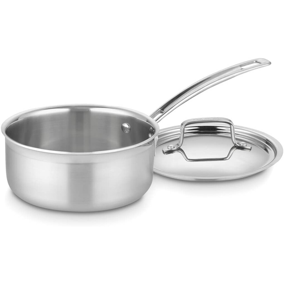 Cuisinart 1.5 Quart Multiclad Pro Triple Ply Saucepan w/Cover  MCP19-1