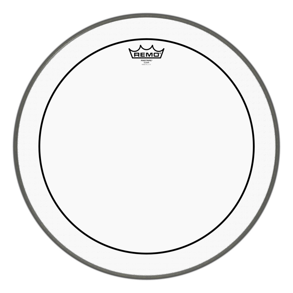 Remo Pinstripe Clear Bass Drumhead  18""