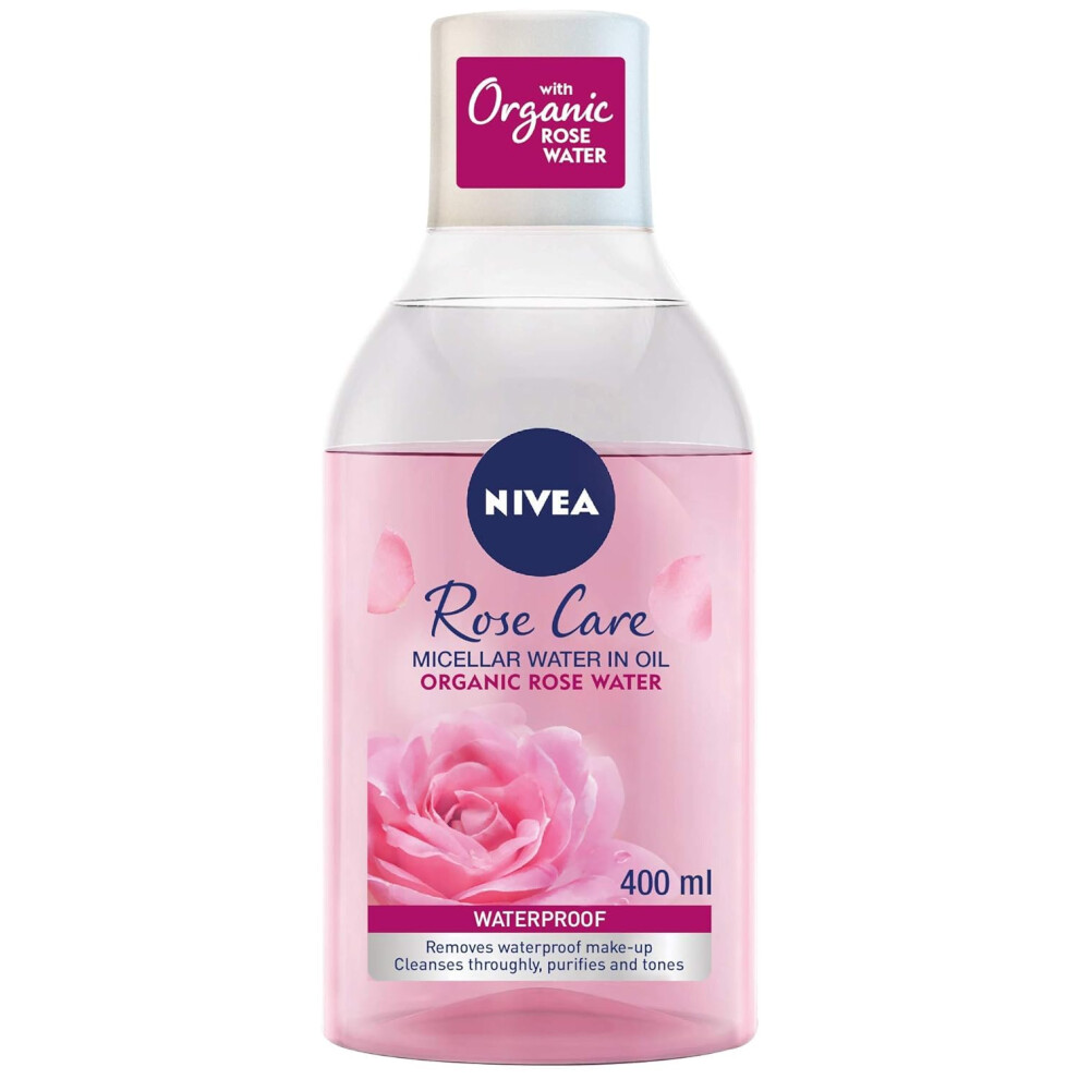 NIVEA Micellar Cleansing Water  Skin Breathe Rose MicellAIR  400ml