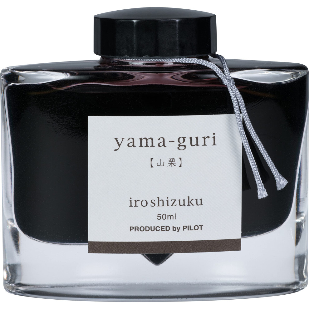 PILOT Iroshizuku Bottled Fountain Pen Ink  Yama-Guri  Wild Chestnut (D