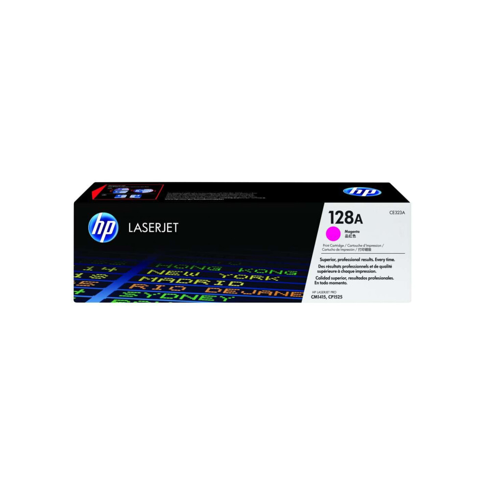 HP 128A Magenta Toner Cartridge | Works with HP LaserJet Pro CM1415 Co