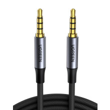 Audio kabel - UGREEN - AUX 3 m - Mini-jack 3,5 mm mannelijke - Zwart