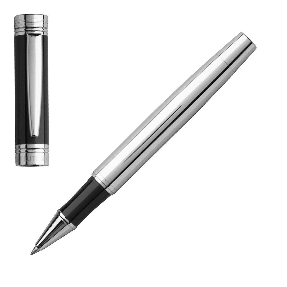 Cerruti 1881 NS5555 Rollerball Pen Zoom Silver/Black