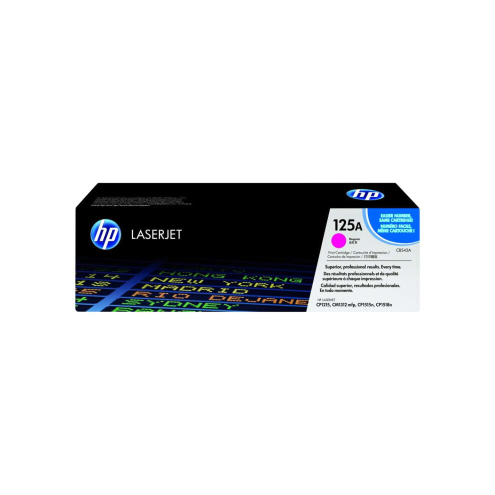 HP 125A Magenta Toner Cartridge | Works with HP Color LaserJet CM1312