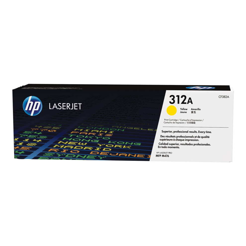 HP 312A Yellow Toner Cartridge | Works with HP Color LaserJet Pro MFP