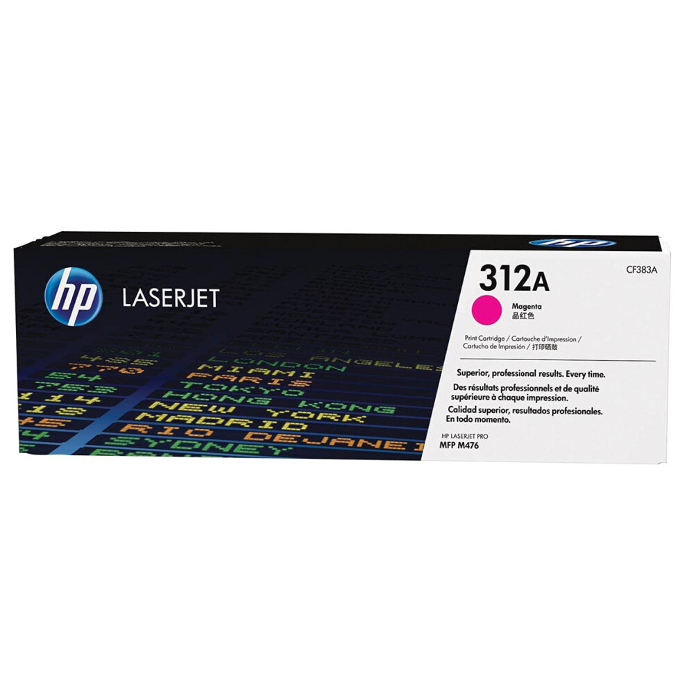 HP 312A Magenta Toner Cartridge | Works with HP Color LaserJet Pro MFP