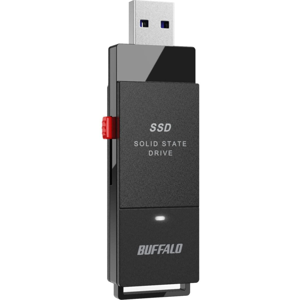 BUFFALO External SSD 2TB - Up to 600MB/s - USB-C - USB-A - USB 3.2 Gen