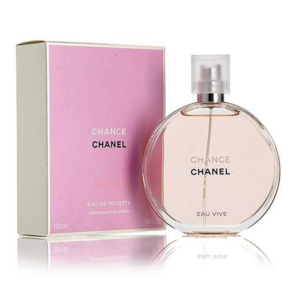 Chanel Chance Eau Vive Eau de Toilette Spray for Women  3.4 Ounce