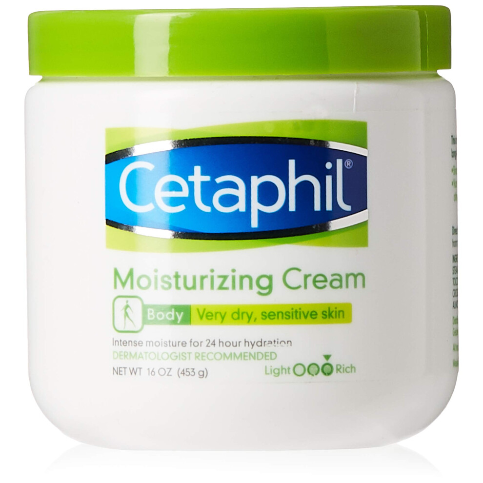 Cetaphil Moisturizing Cream  16oz (Pack of 3)  Hydrating Moisturizer F