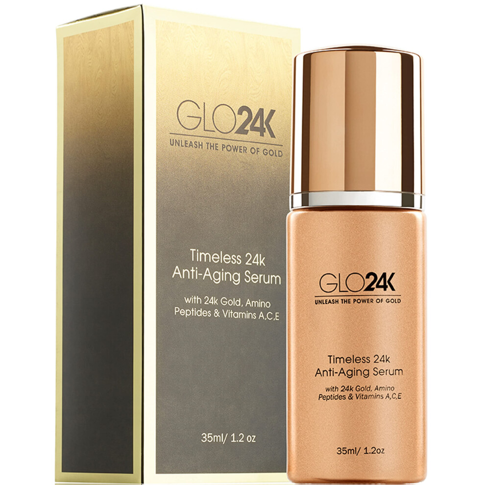 Glo24k Unleash The Power Of Gold Gold Glo24k Timeless Serum With 24K Peptides And Vitamins A C E. A P