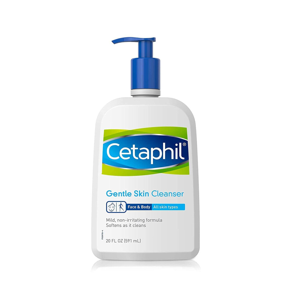 Cetaphil Gentle Skin Cleanser 20 fl oz | Hydrating Face Wash & Body Wa