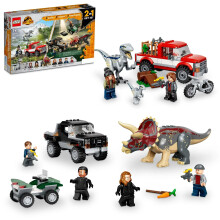 LEGO Jurassic World Dino Combo Pack 2 in 1 Triceratops and Velociraptor Gift Set (66774 391pcs)