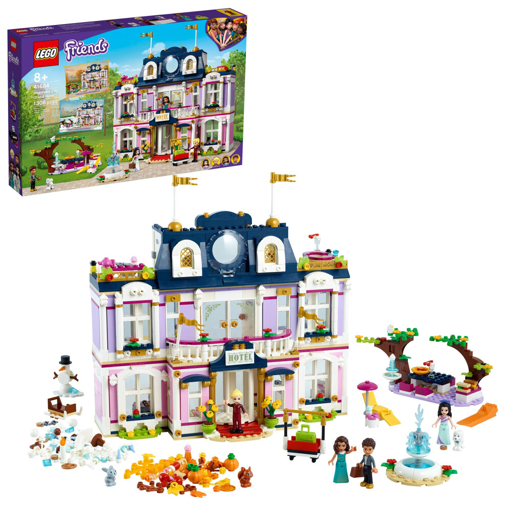 LEGO Friends Heartlake City Grand Hotel 41684 Building Kit; Includes E