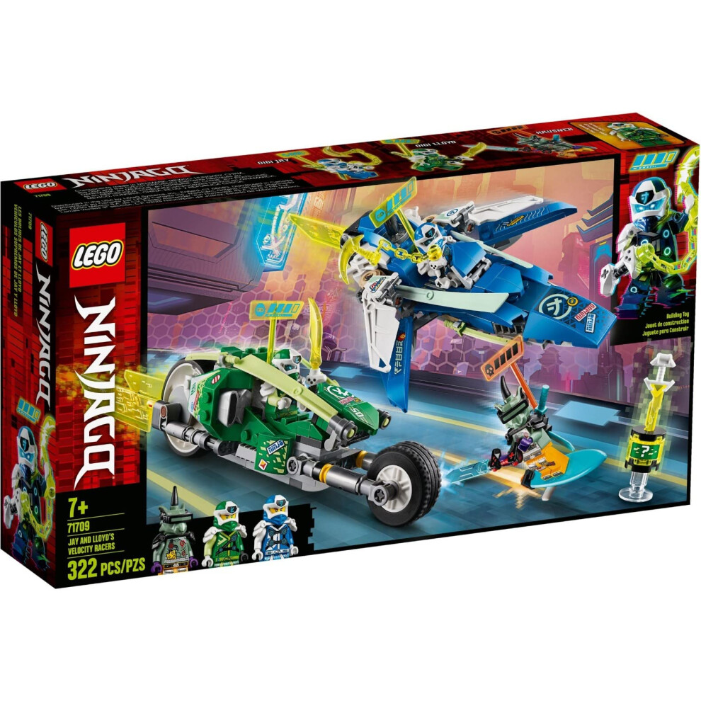 LEGO NINJAGO Jay and Lloyds Velocity Racers 71709 Building Kit for Kid