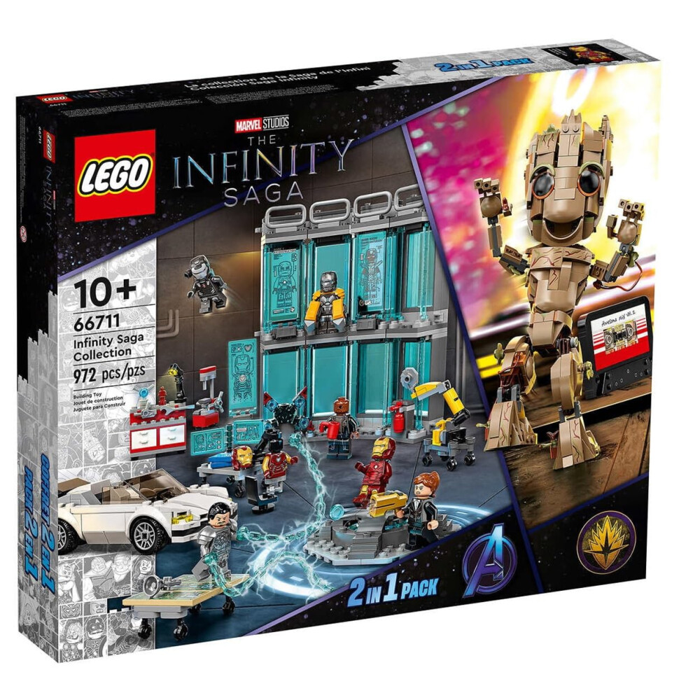 LEGO The Infinity Saga: Marvel Baby Groot & Iron Man Co-Pack - 2 in 1