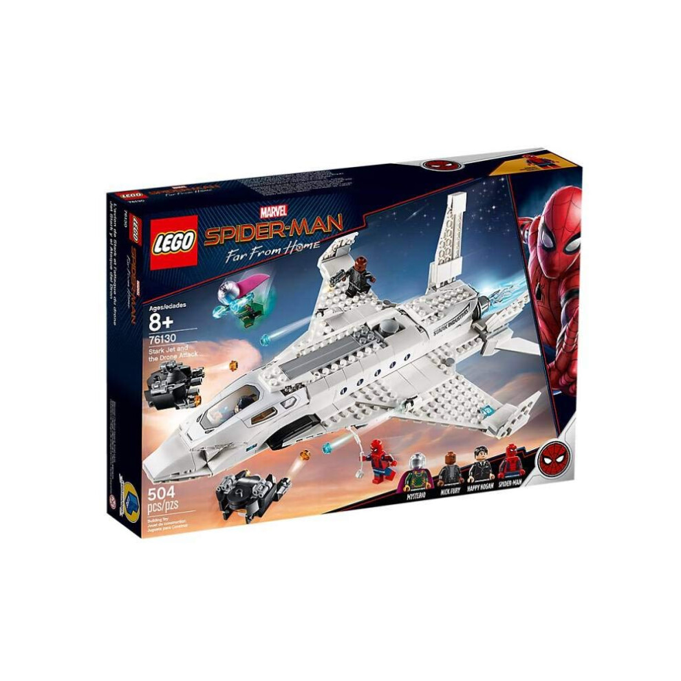 LEGO Marvel Spider Man Far from Home: Stark Jet and The Drone Attack 7