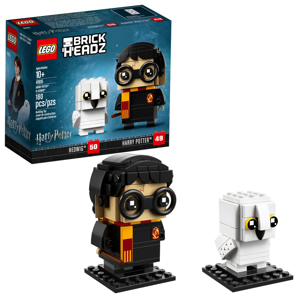 LEGO BrickHeadz 180 Piece Harry Potter & Hedwig Building Kit  Multicol