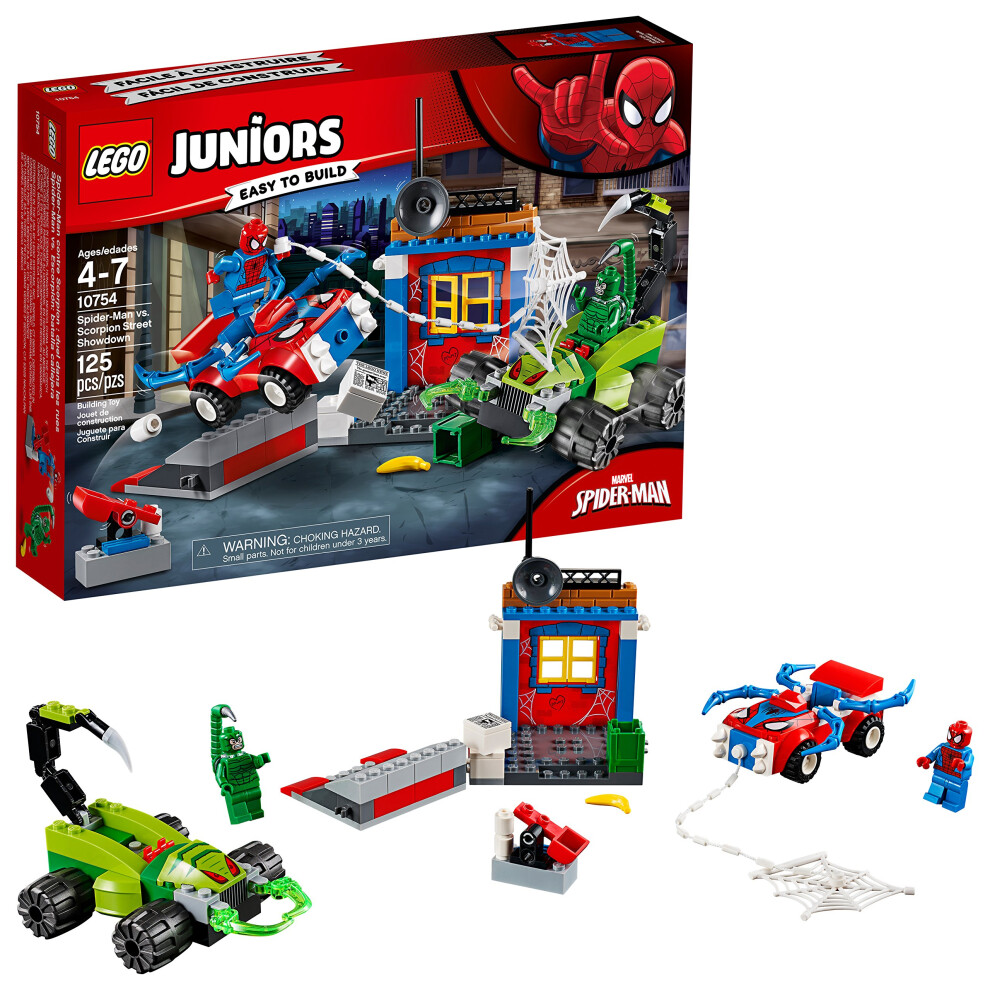 LEGO Juniors/4+ Marvel Super Heroes Spider-Man vs. Scorpion Street Sho