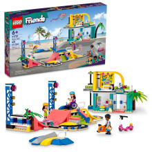 LEGO Friends Skatepark Set 41751, Skateboard Speelgoed voor Kinderen 6 Jaar en Ouders