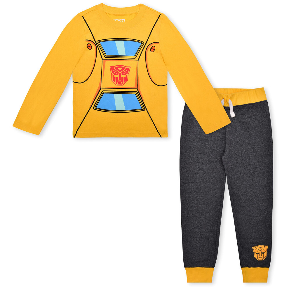 Hasbro Transformers Boys Long Sleeve Shirt and Jogger Pants Set for Li