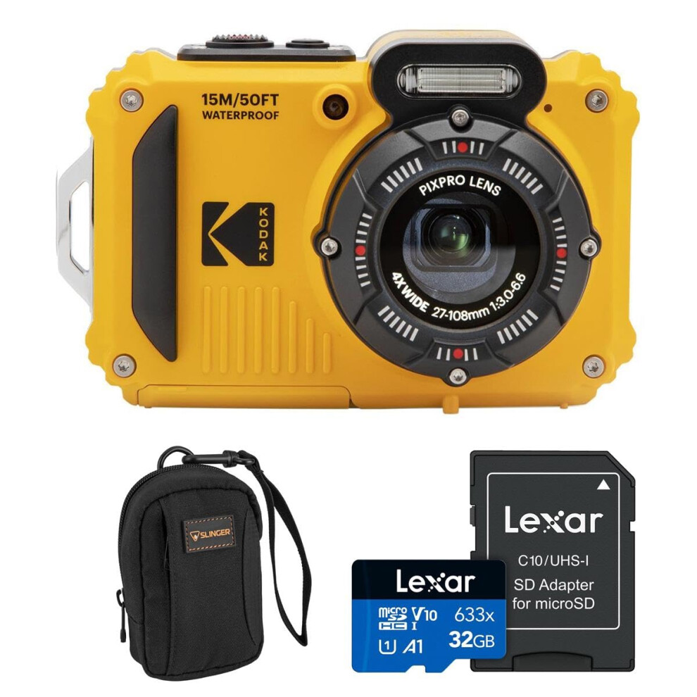 Kodak PIXPRO WPZ2 16MP Full HD Waterproof Rugged Digital Camera  Yello