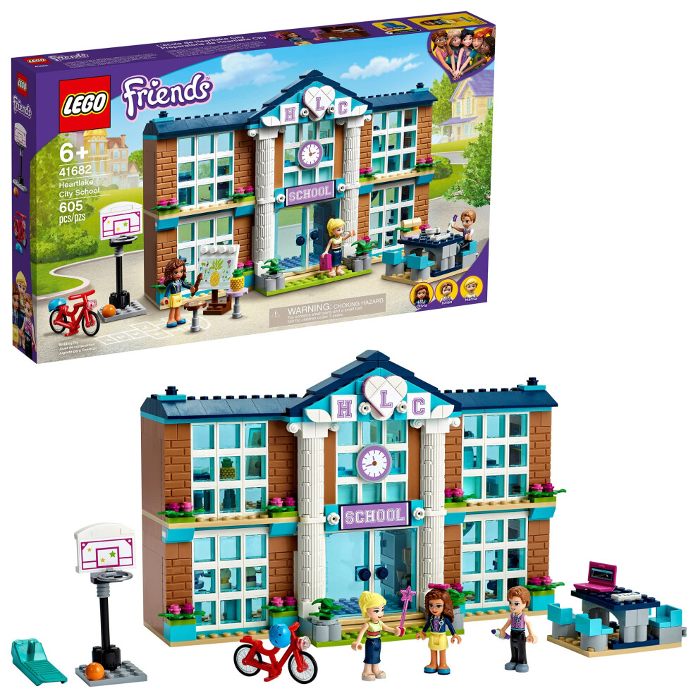 LEGO Friends Heartlake City School Building Kit with 3 Mini Figures an