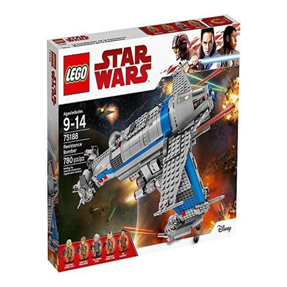 LEGO Star Wars Episode VIII Resistance Bomber 75188 Building Kit (780