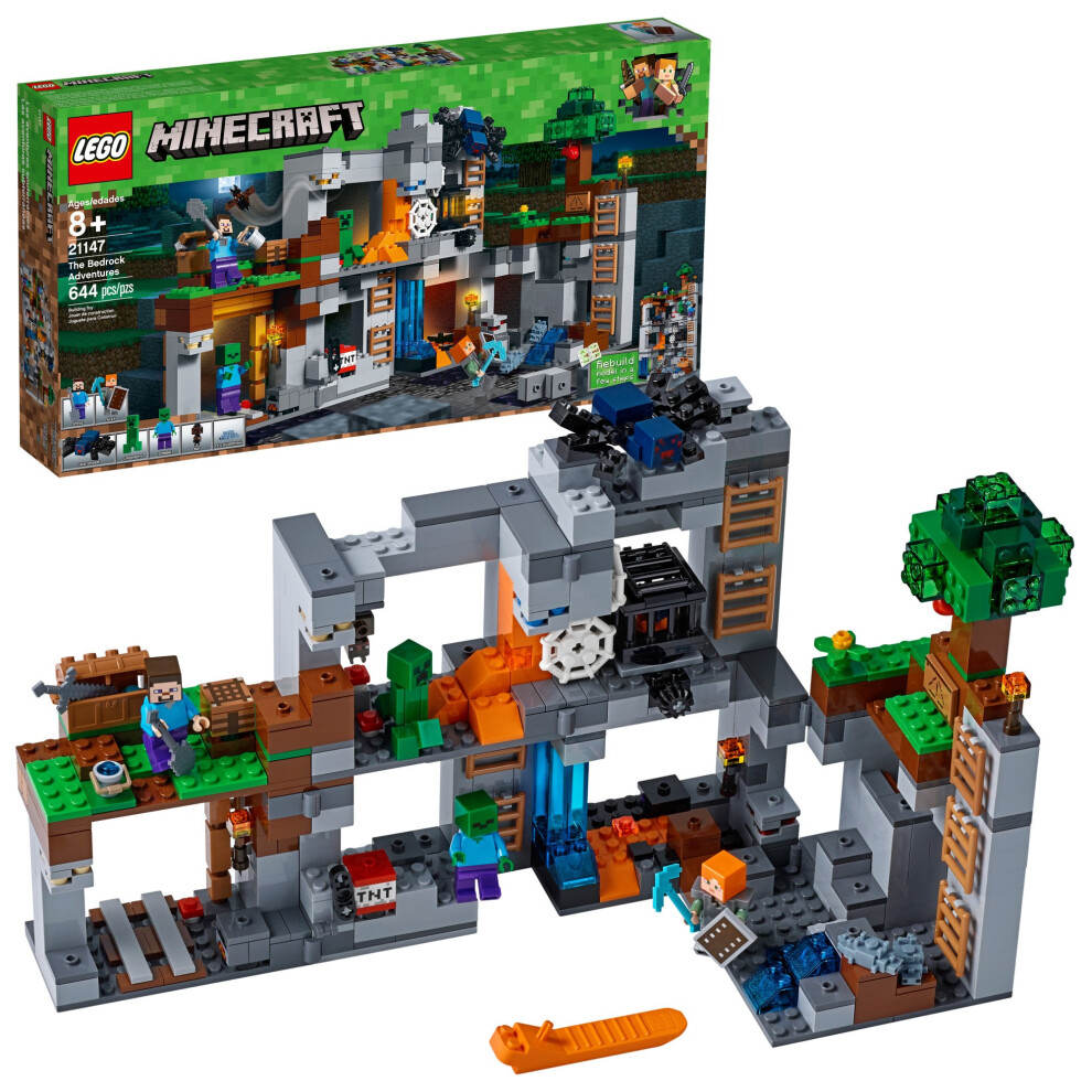 LEGO Minecraft The Bedrock Adventures 21147 Building Kit (644 Pieces)