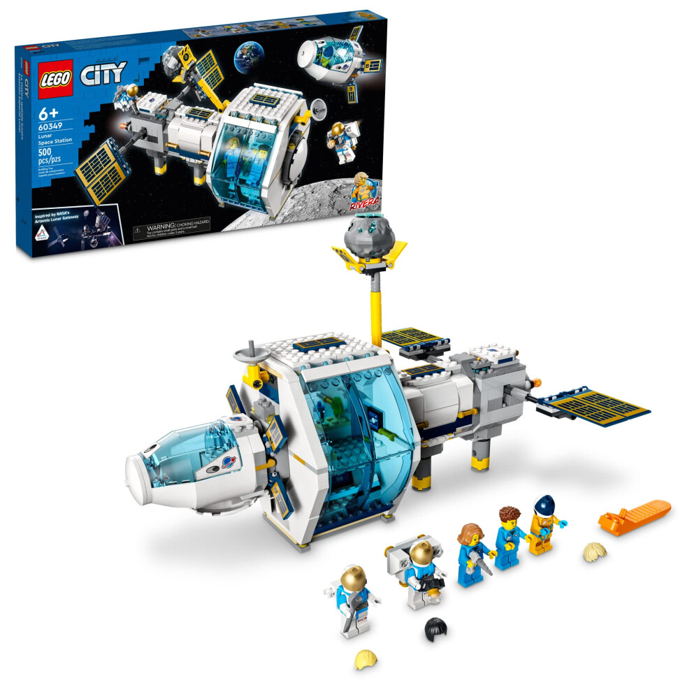 LEGO City Lunar Space Station  60349 NASA Inspired Building Toy  Model