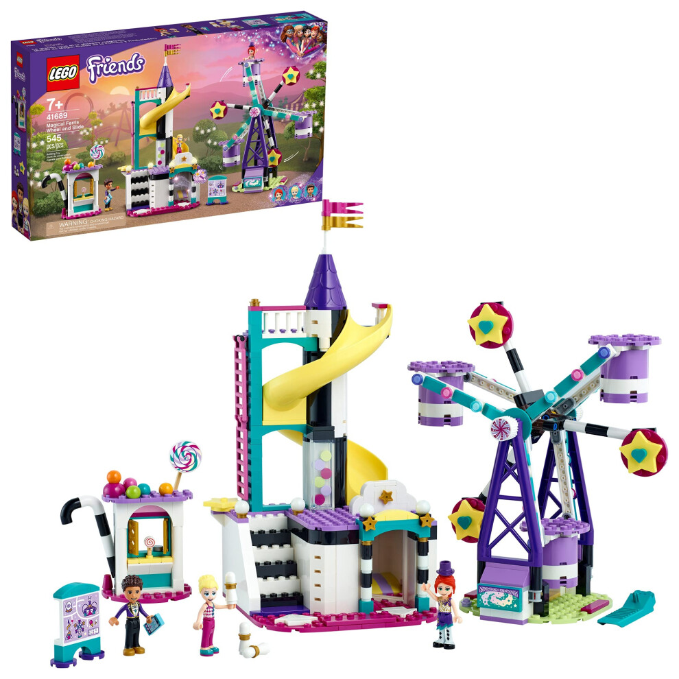 LEGO Friends Magical Ferris Wheel and Slide 41689 Building Kit for Kid