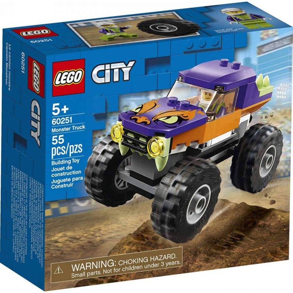 LEGO City Monster Truck 60251 Playset  Building Sets for Kids (55 Piec