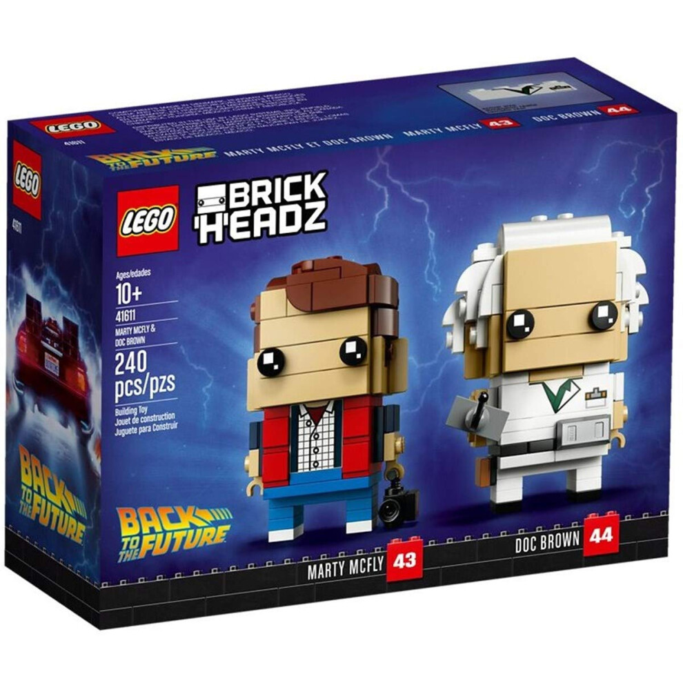 LEGO 41611 Brickheadz Marty McFly and Doc Brown