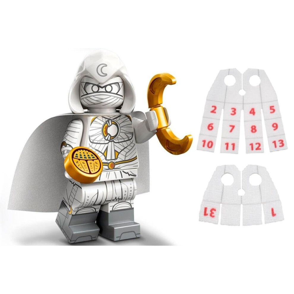 LEGO Marvel Series 2 Minifigure: Moon Knight Minifigure Calendar Man C