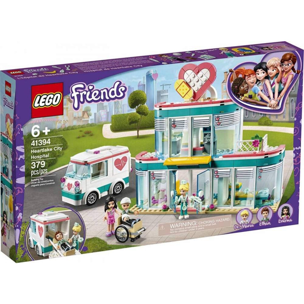 LEGO Friends Heartlake City Hospital 41394 Best Doctor Toy Building Ki